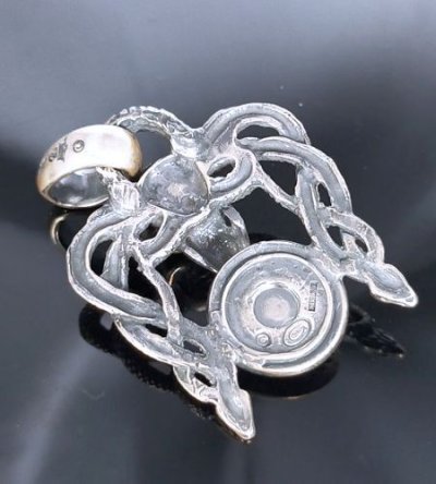 画像3: Skull On Snake Buckle With Atelier Mark Button Pendant