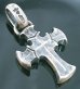 画像2: One Eighth Battle-Ax Cross With H.W.O Pendant (2)