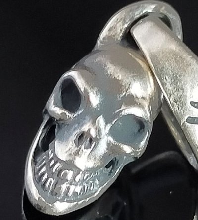 画像11: Quarter Slant Head Skull Pendant
