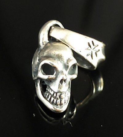 画像10: Quarter Slant Head Skull Pendant