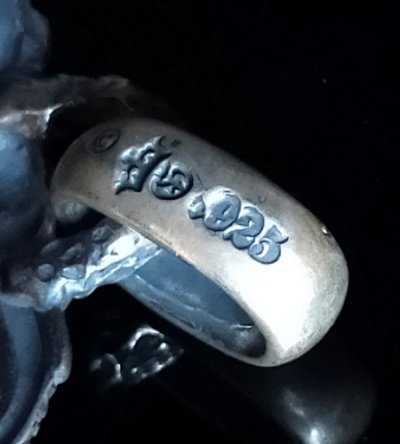 画像13: Buffalo Skull On Snake Buckle With G&Crown Button Pendant