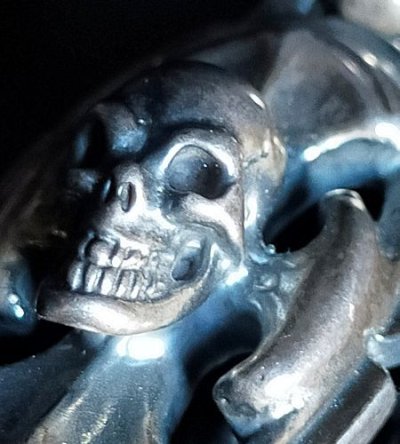 画像3: Quarter Battle Ax On Skull With H.W.O Pendant