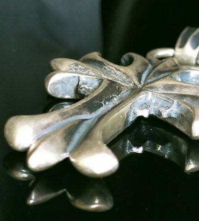 画像13: Limited Grooved Long Cross With Chevron Bail Pendant