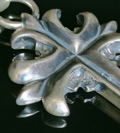 画像12: Limited Grooved Long Cross With Chevron Bail Pendant