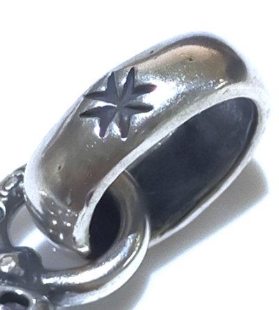 画像12: 1/16  Long 4 Heart Crown Cross With H.W.O Pendant