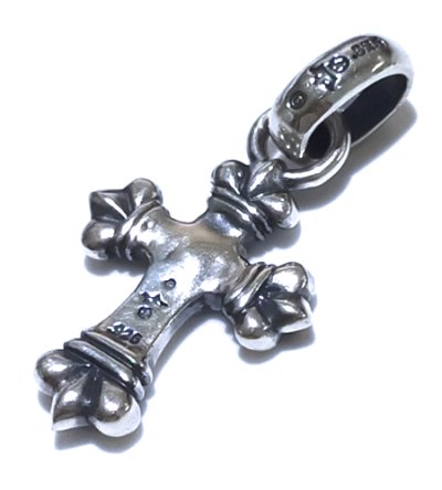 画像4: 1/16  Long 4 Heart Crown Cross With H.W.O Pendant