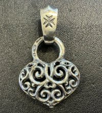 1/8 Both Side Heart Pendant