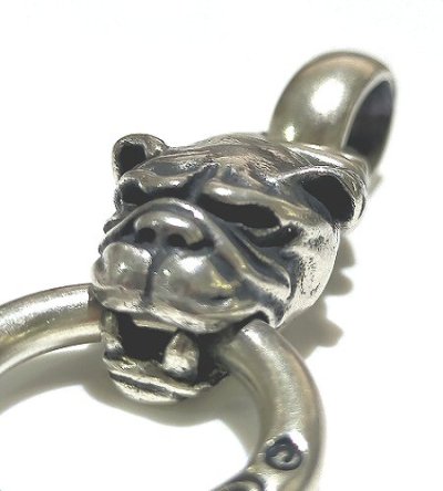 画像8: Large Old Bulldog Pendant W/O Spike