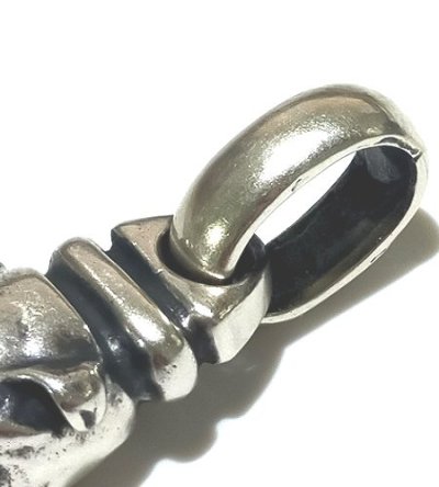 画像11: Large Old Bulldog Pendant W/O Spike