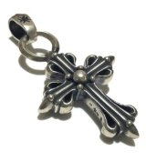 Half Master Art Nouveau Cross Pendant