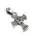 画像5: 1/16 Face On Battle-Ax Cross With Classic H,W,O Pendant