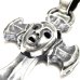 画像3: 1/16 Face On Battle-Ax Cross With Classic H,W,O Pendant