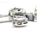 画像10: 1/16 Face On Battle-Ax Cross With Classic H,W,O Pendant
