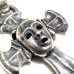 画像9: 1/16 Face On Battle-Ax Cross With Classic H,W,O Pendant