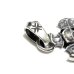 画像7: 1/16 Face On Battle-Ax Cross With Classic H,W,O Pendant