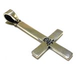 G&Crown Plain Petro Cross Pendant