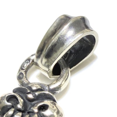 画像7: Quarter Gothic Cross With Chevron Bail Pendant