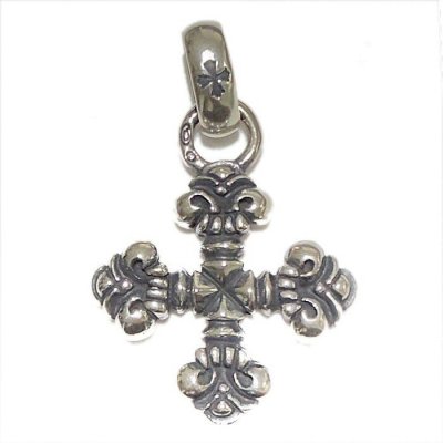 画像2: Quarter Gothic Cross With H,W,O Pendant