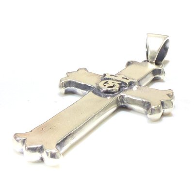 画像7: Raised G & Crown Constantin Long Cross Pendant