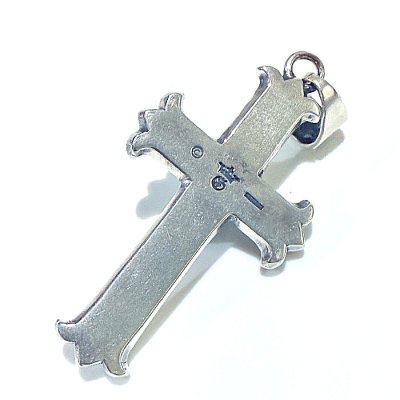 画像2: Skull On Constantin Long Cross Pendant 