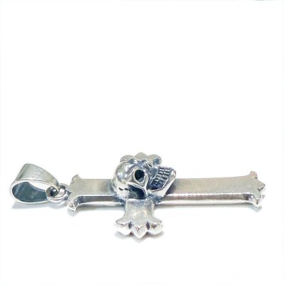 画像9: Skull On Constantin Long Cross Pendant 