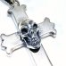 画像8: Skull On Constantin Long Cross Pendant  (8)