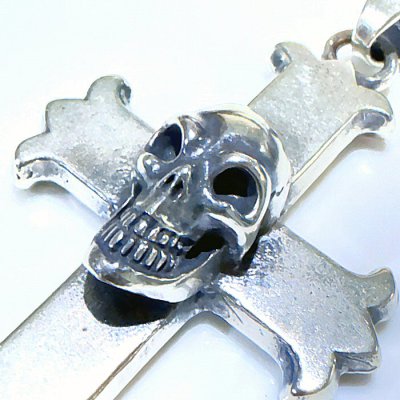 画像7: Skull On Constantin Long Cross Pendant 