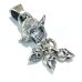 画像1: Horned Skull With 1/8 Skulls Pendant (1)