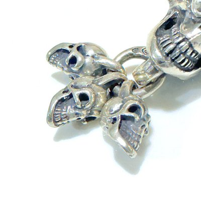画像3: Horned Skull With 1/8 Skulls Pendant
