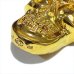 画像8: 10k Gold Giant Skull With Chevron Bail Pendant (8)