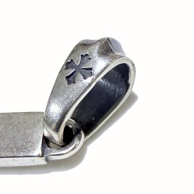 画像7: 1/8 Crown Skull On Plain Petro Cross Pendant