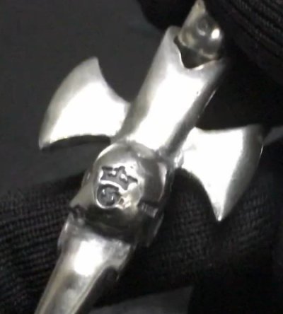 画像3: Single Skull Dagger Round Bottom Pendant