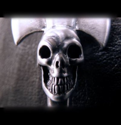画像7: Single Skull Dagger Round Bottom Pendant