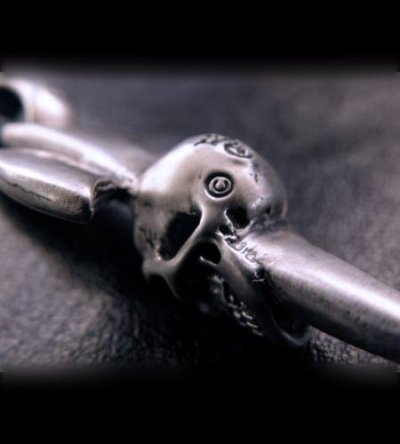 画像9: Single Skull Dagger Round Bottom Pendant