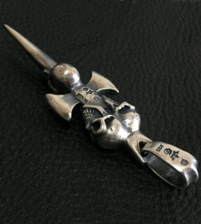画像7: Triple Skull Dagger Pendant