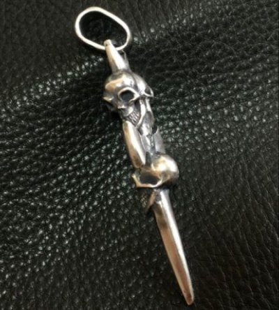 画像4: Triple Skull Dagger Pendant