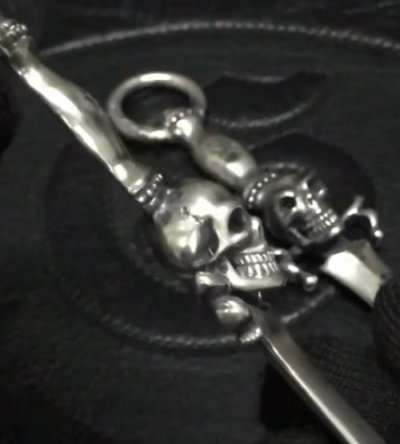 画像3: Dagger With Skull With H.W.O Pendant