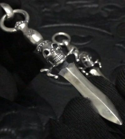 画像14: Dagger With Skull With H.W.O Pendant
