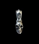 Quarter Single Skull Pendant