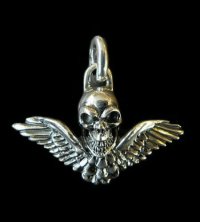 Wing Skull Pendant