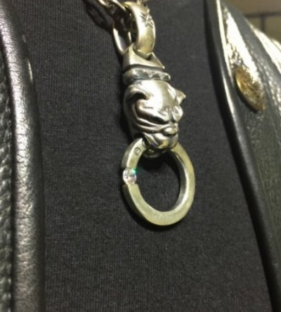 画像13: ZAZA Diamond Line Old Bulldog With ZAZA Floating Diamond O-Ring Pendant