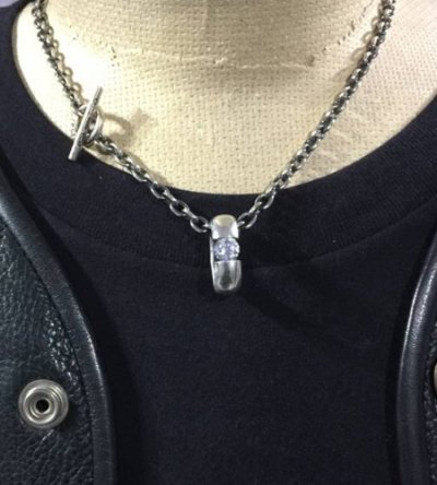 画像7: ZAZA Diamond Line Floating Diamond H.W.O Pendant