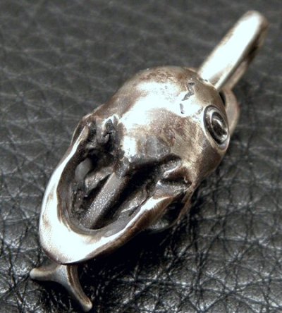 画像7: Single Skull With Snake Tongue Pendant