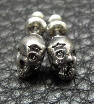 画像6: T-bar skull pierce With G&Crown stamp