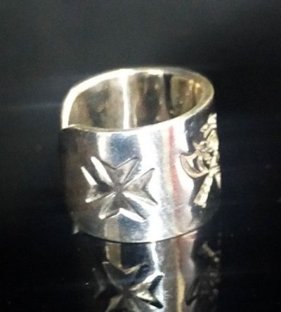 画像5: Battle-Ax With Maltese Cross Ear Cuff