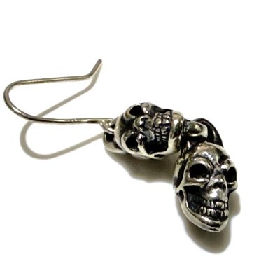 画像1: Double 1/16 Skull Hoop Pierce