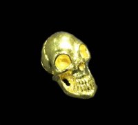 18K Gold Skull Pins