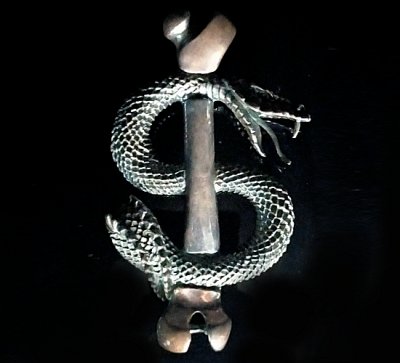 画像13: Large Snake Bone Pins