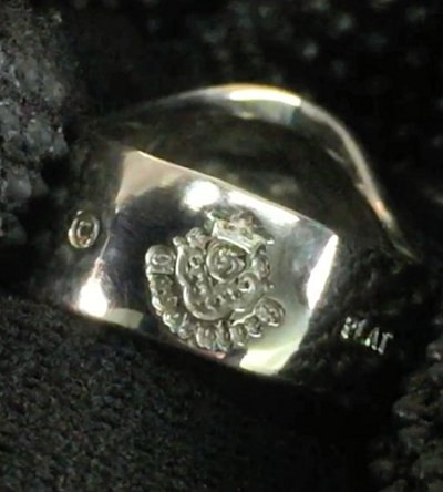 画像10: Platinum 2/5 Face Ring