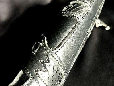 画像10: Snake & Born Overlay Saddle Leather Round Zip Wallet ※新入荷！現品限り即納